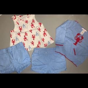 Janie and jack Lobster 🦞 set 18-24/2t